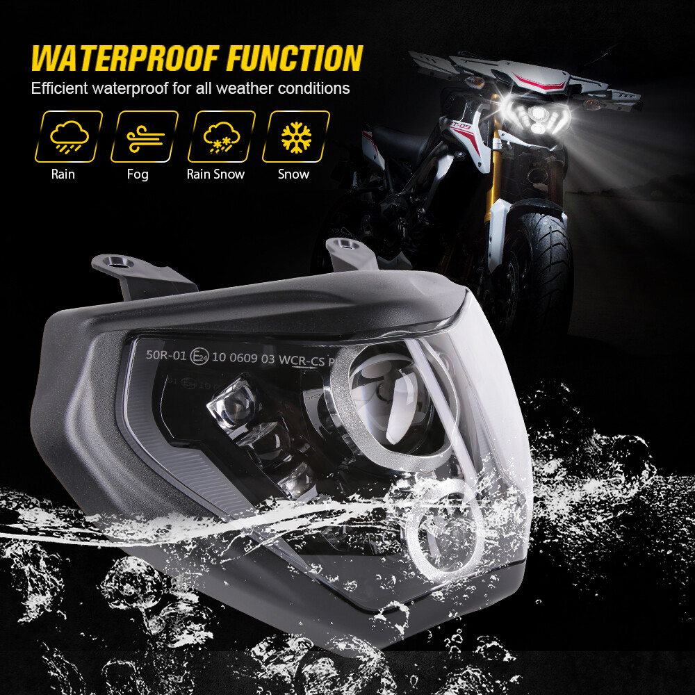 LED Headlight DRL Sealed Assembly For Yamaha FZ09 MT09 2014 2015 2016/MT07 2019