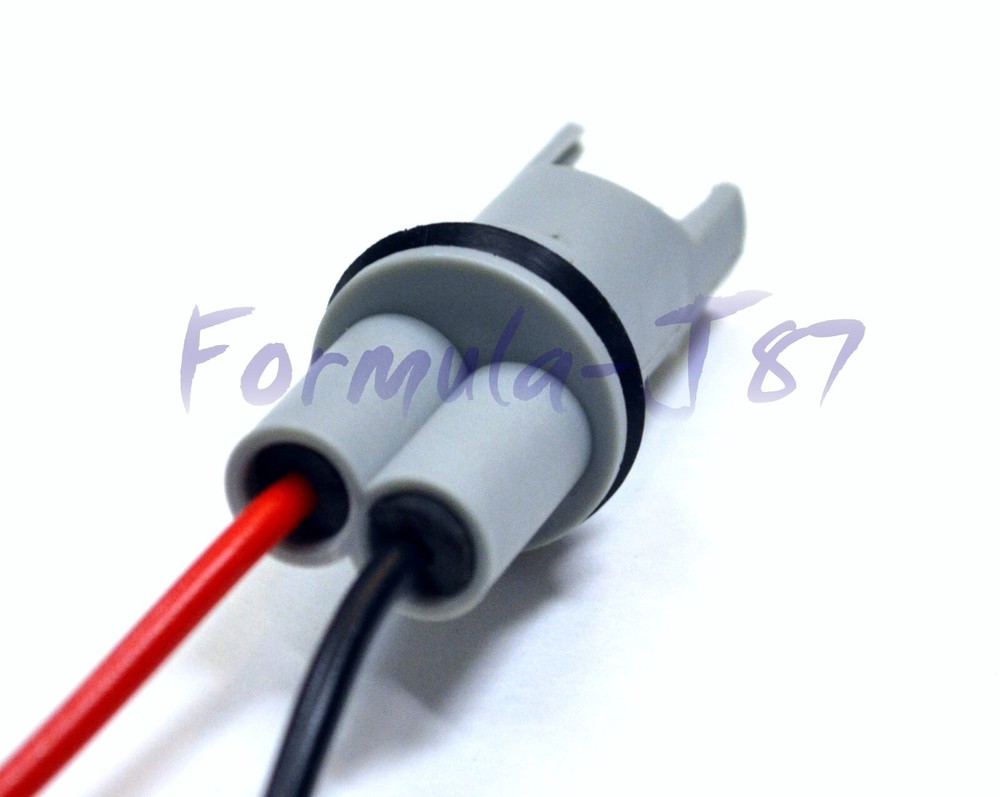 Universal Pigtail Wire Female Socket 168 T10 PGL Front Side Marker Light Plug H