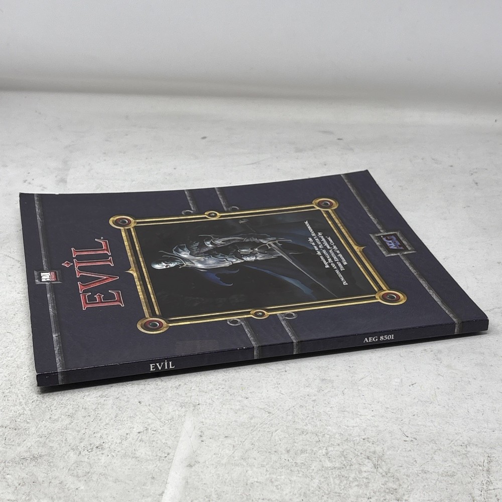 Dungeons & Dragons Evil Sourcebook AEG 8501 D&D D20 Softcover Supplement Guide