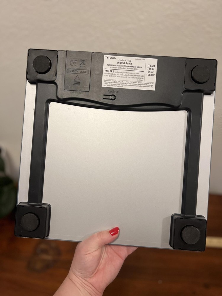 Digital Glass bathroom scale from Target