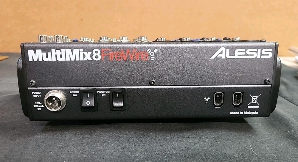 ALESIS MultiMix8 FireWire 8 track mixer