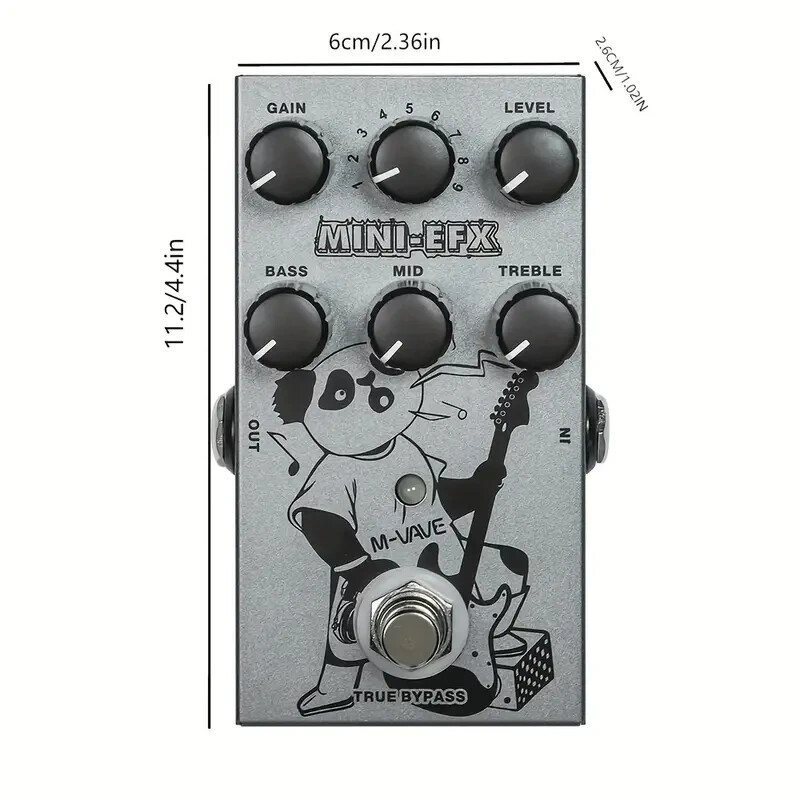 M-VAVE Electric Effects Pedals Overload Distortion Effector