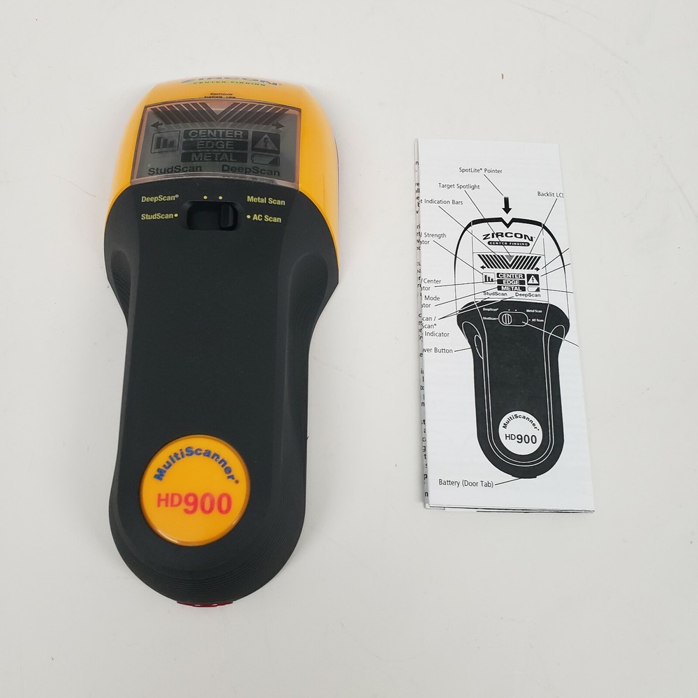 Zircon HD900  MultiScanner 1 Step Multi-Function Wall Scanner