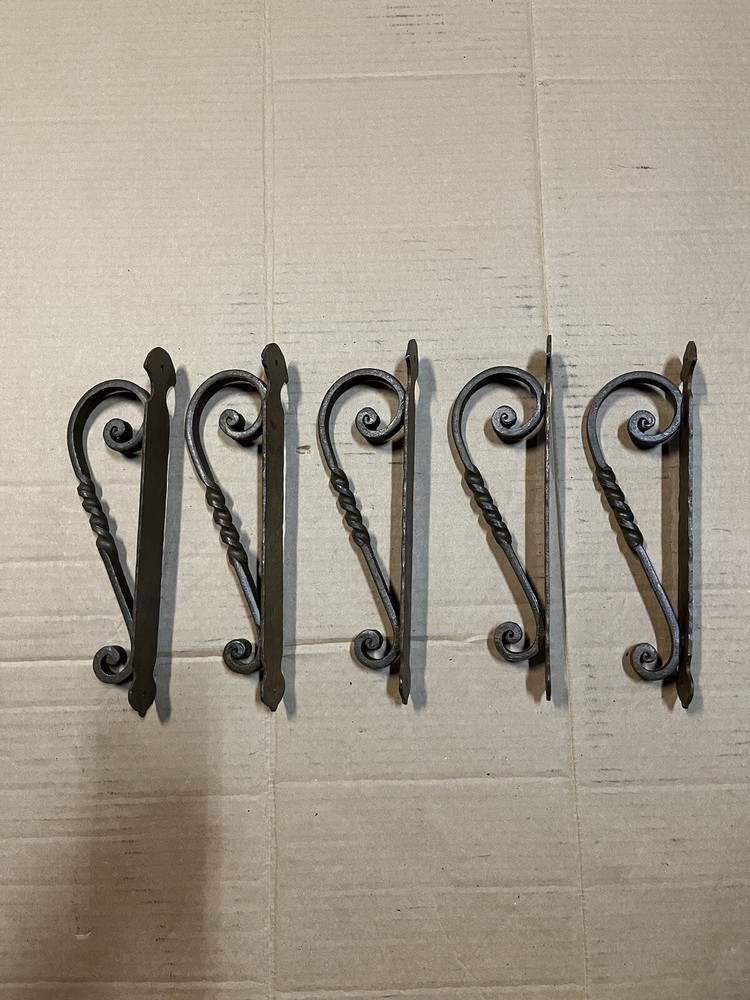 Antique Wrought Iron Handles. 10.5"