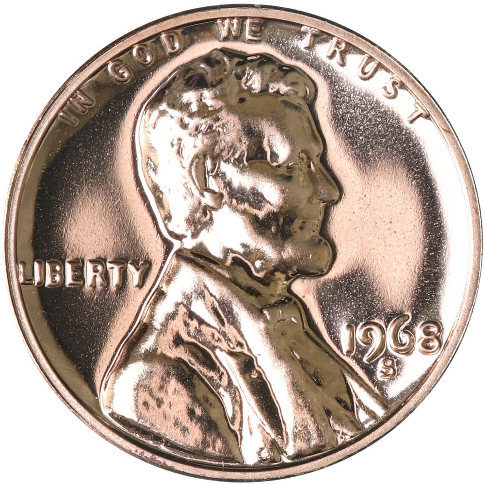 1968 S Lincoln Memorial Cent Gem Proof