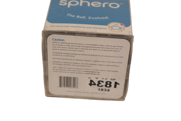 Sphero iOS and Android App Controlled Robotic Ball - Retail Packaging - White