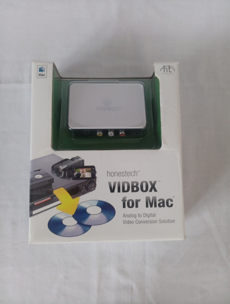 Honestech Vidbox for Mac Analog to Digital Video Conversion Solution New