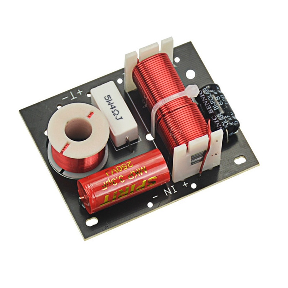 ES302 2 Ways Audio Speaker Crossover Treble+ Frequency Divider Crossovers9344