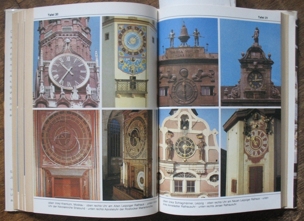 German Book Clock WATCH Design Construction Technology Assembly timekeeping Old