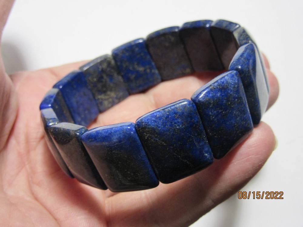 AAA Lapis Luzuli Gemstone Stretch Bracelet LLSB-1