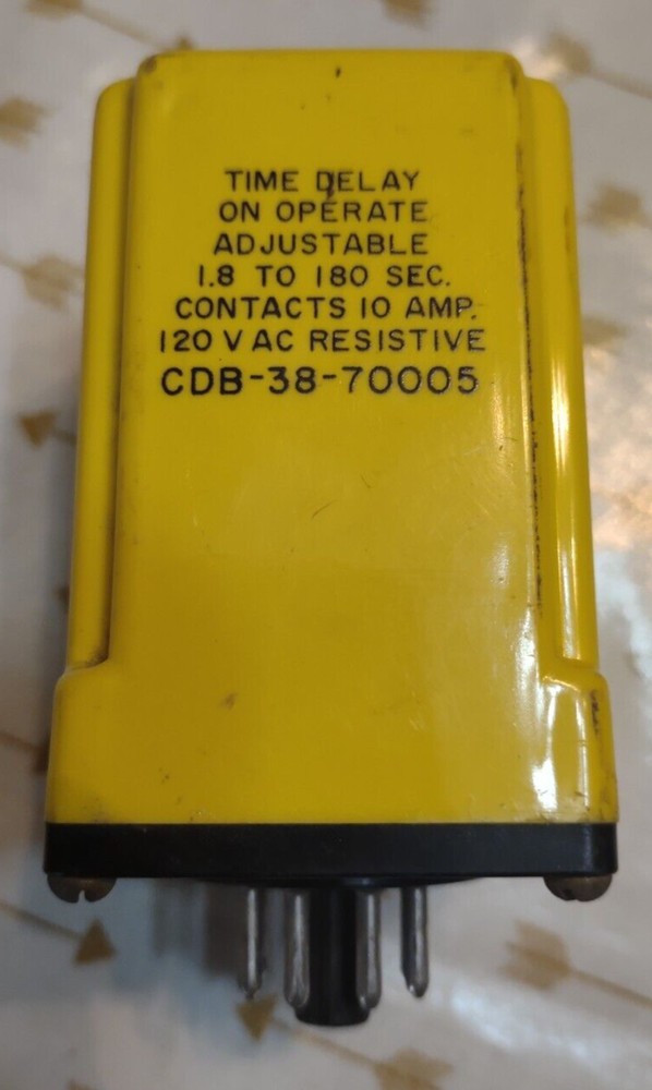 Potter & Brumfield, Time Delay Relay, CDB-38-70005