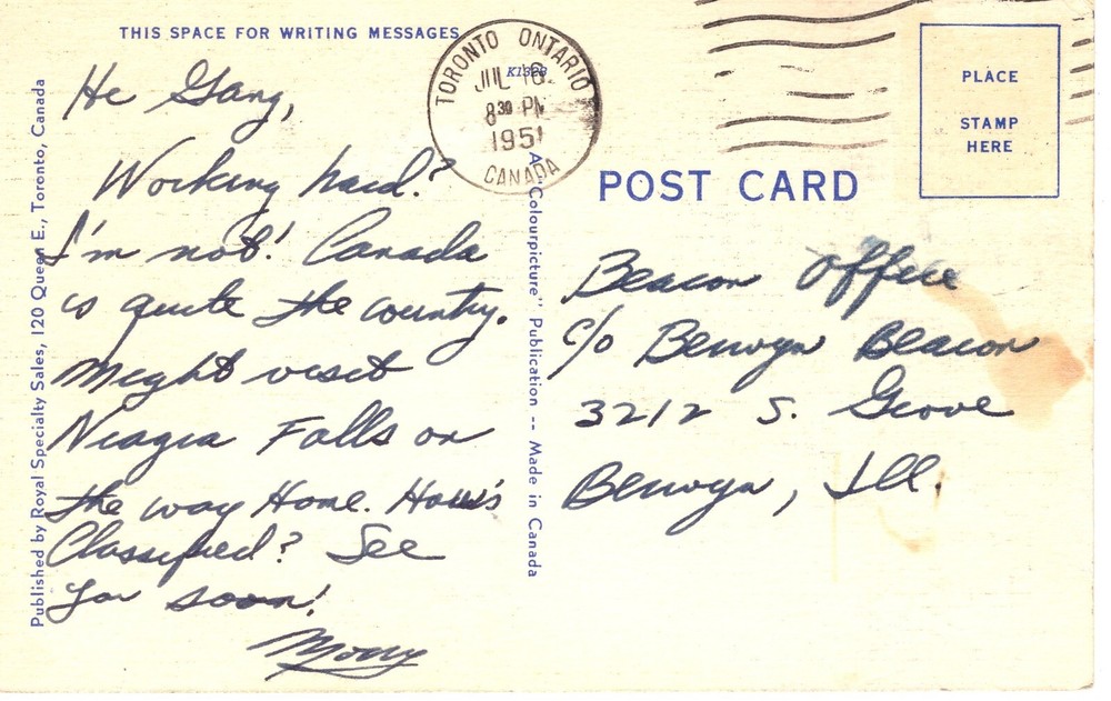 HIGH PARK, TORONTO, CANADA - PC6514