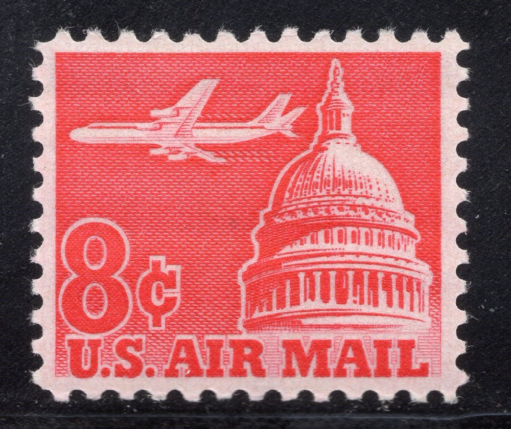 C64 - JET & CAPITOL SINGLE * U.S. Postage Stamp MNH