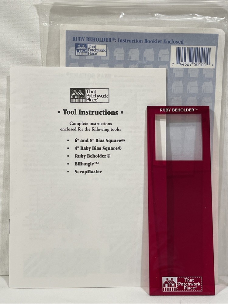 EXCELLENT RUBY BEHOLDER value finder & template in 1 tool That Patchwork Place