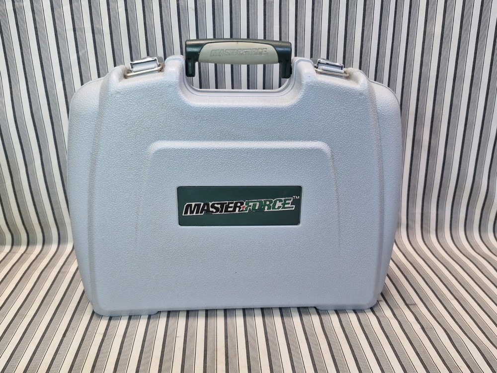 Masterforce 5.8 Amp 3/8" Variable Speed Reversible Power Drill w/ Case NOB