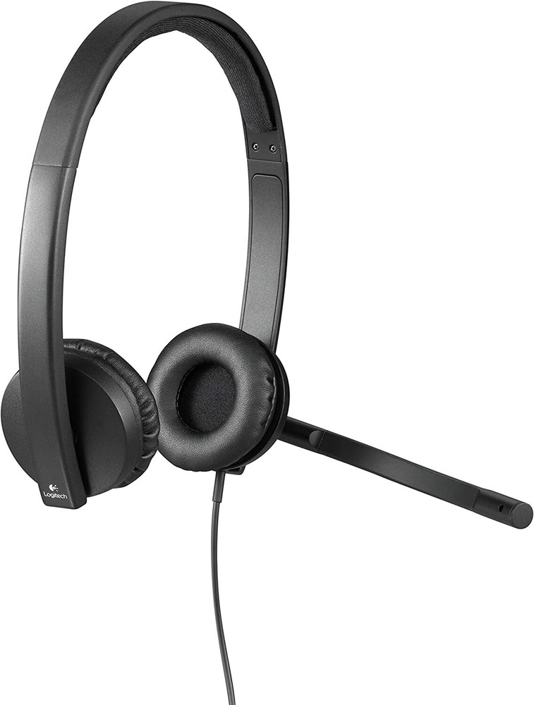 New Logitech USB Headset H570e Stereo - Black