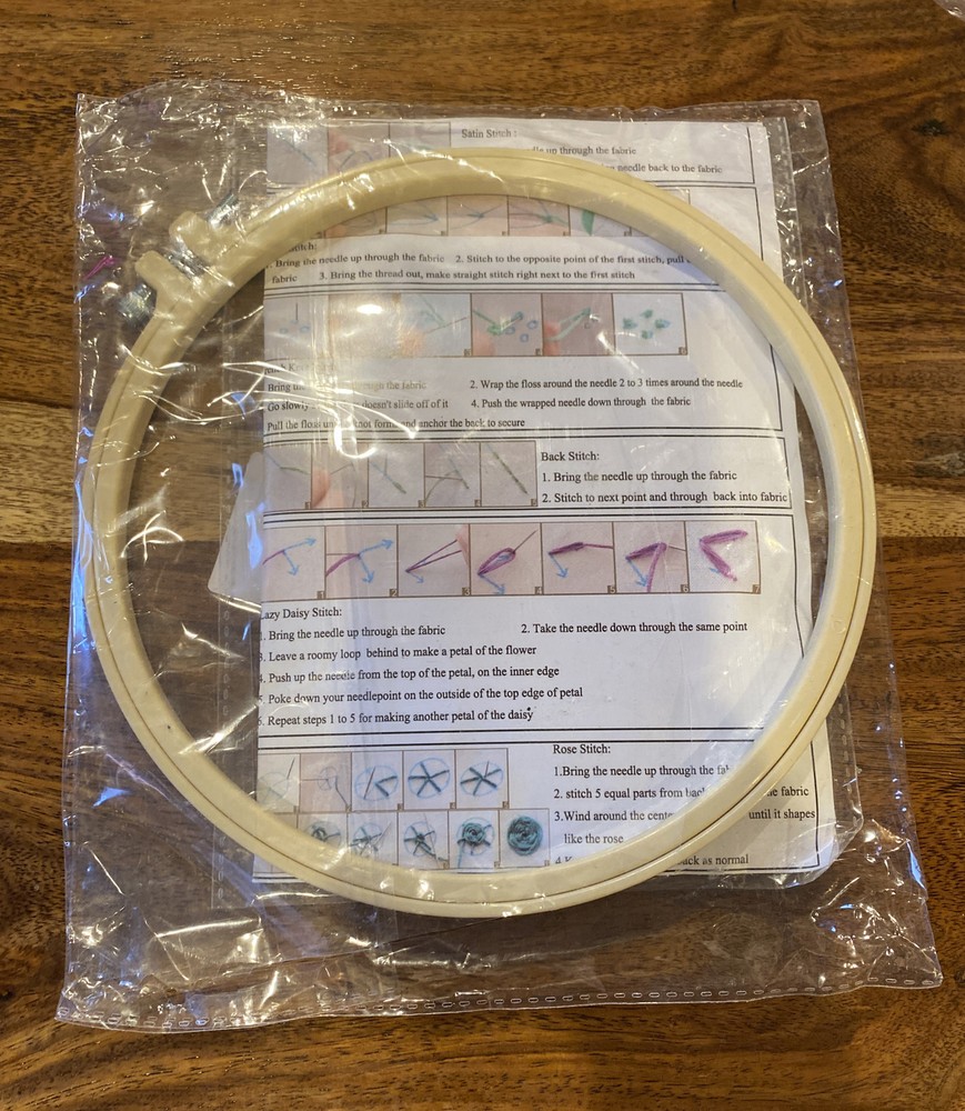 embroidery kit stitching diy