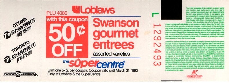 THE ROLLING STONES 1989 SKYDOME / TORONTO CONCERT UNUSED TICKET / NMT 2 MINT