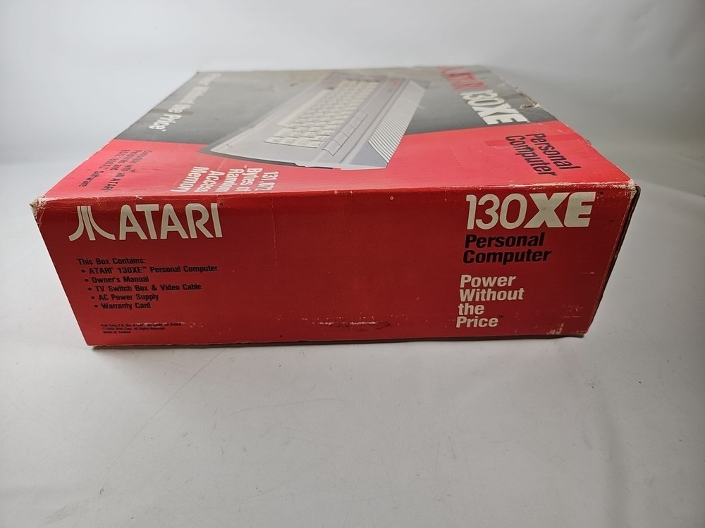 Atari 130XE Computer Untested WITH BOX Nice Shape