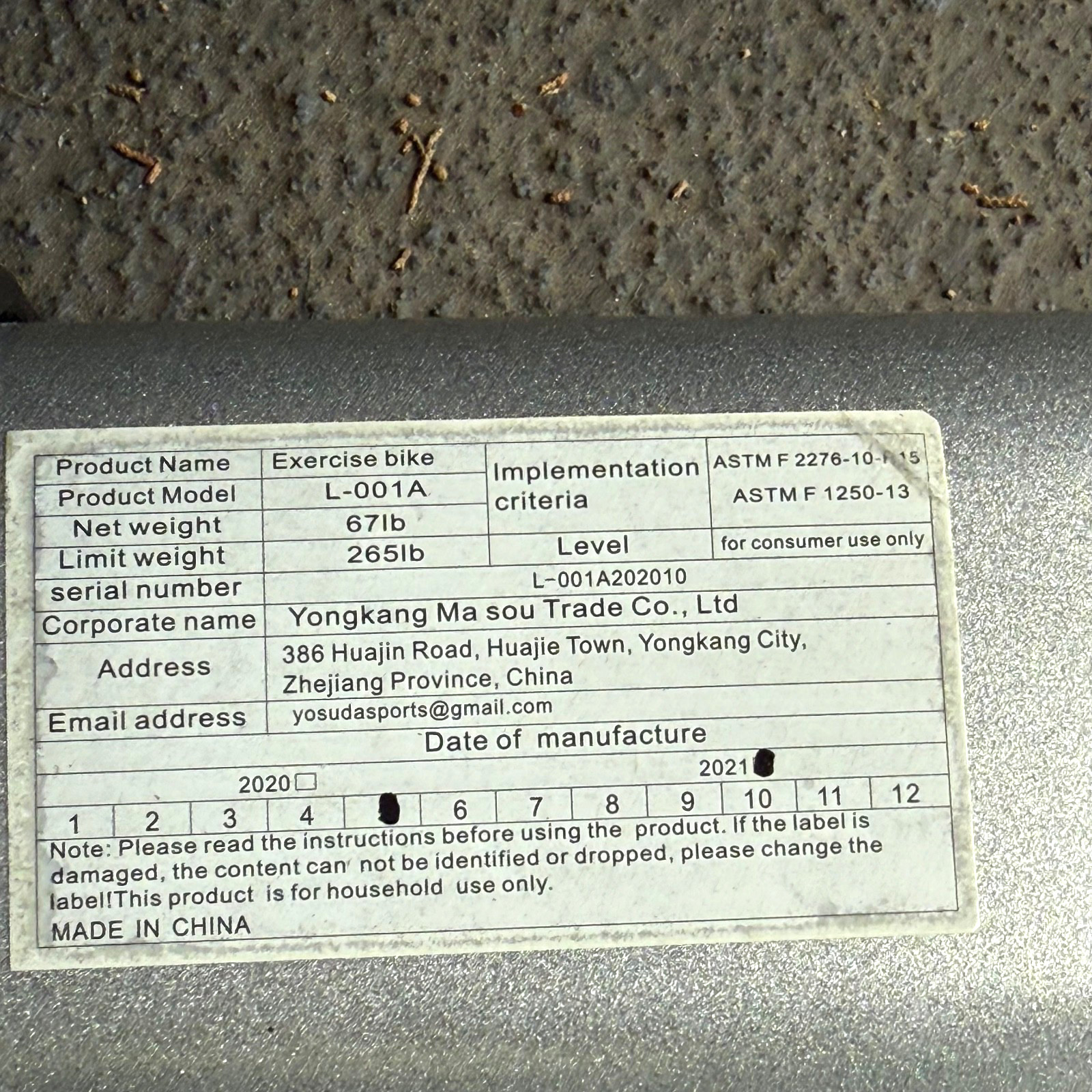 Yosuda L-001A Indoor Cycling Exercise, Bike 35lb Flywheel, Adjustable Resistance