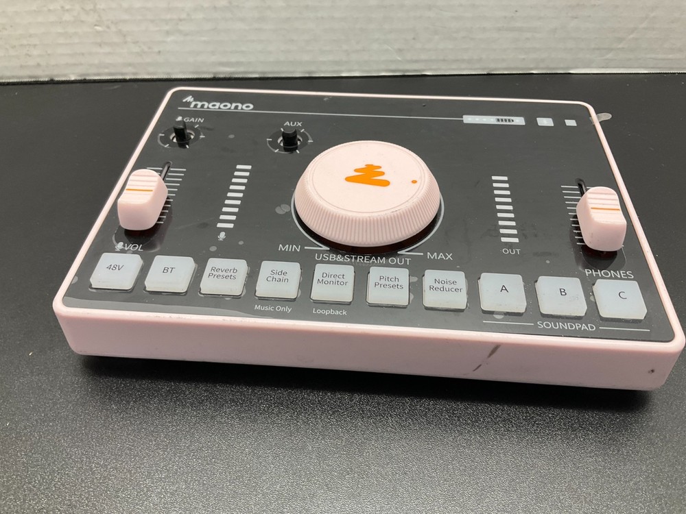 MAONO Streaming Audio Mixer, Audio Interface with Pro-preamp, Bluetooth,