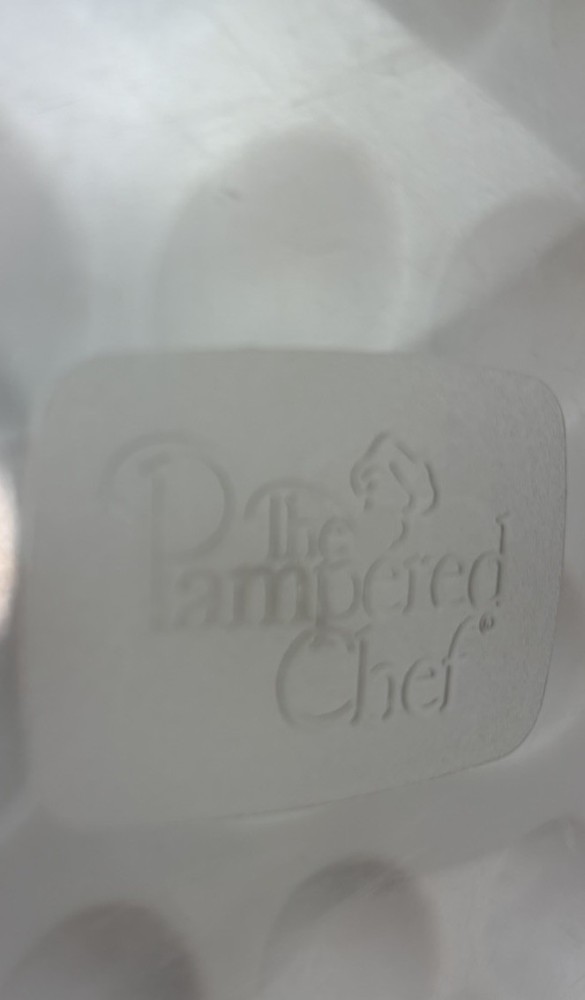 Pampered Chef #2781 Chillzanne Rectangle Server Tray Deviled Egg Veggies Fruit