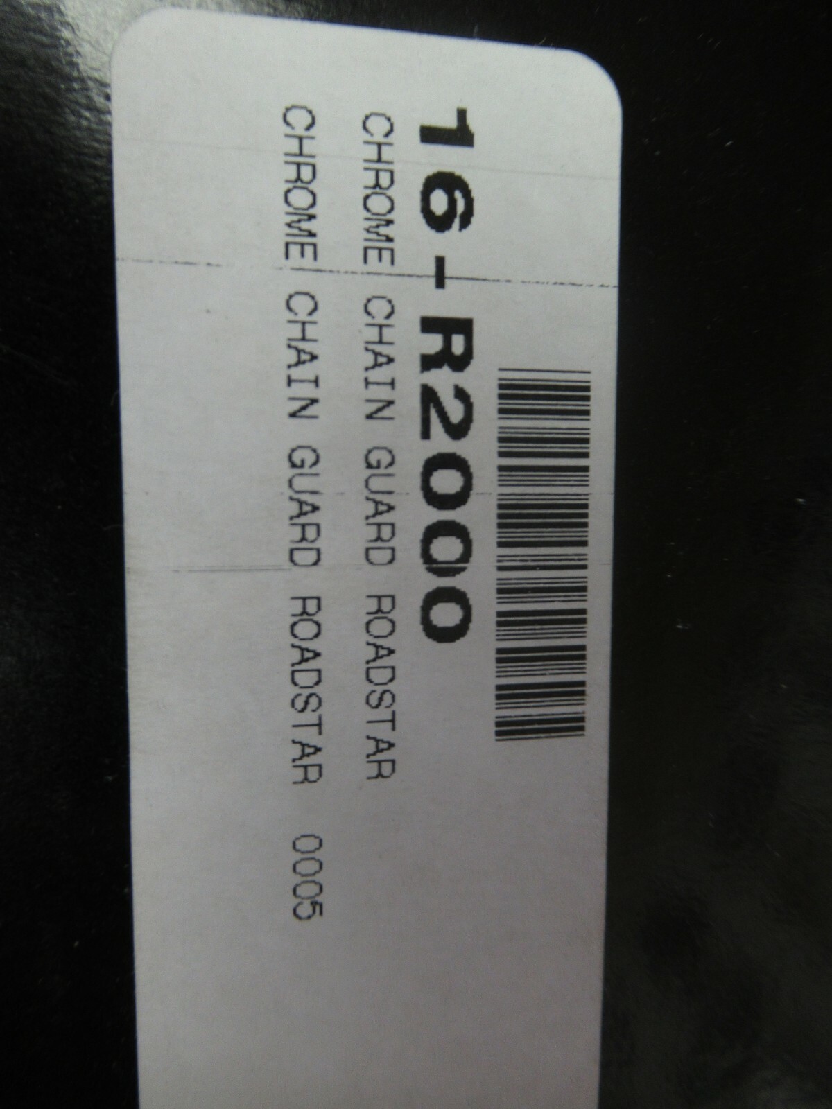 ROADKROME CHROME STEEL LOWER BELT GUARD - YAMAHA ROADSTAR 1600 + 1700 1999-2014