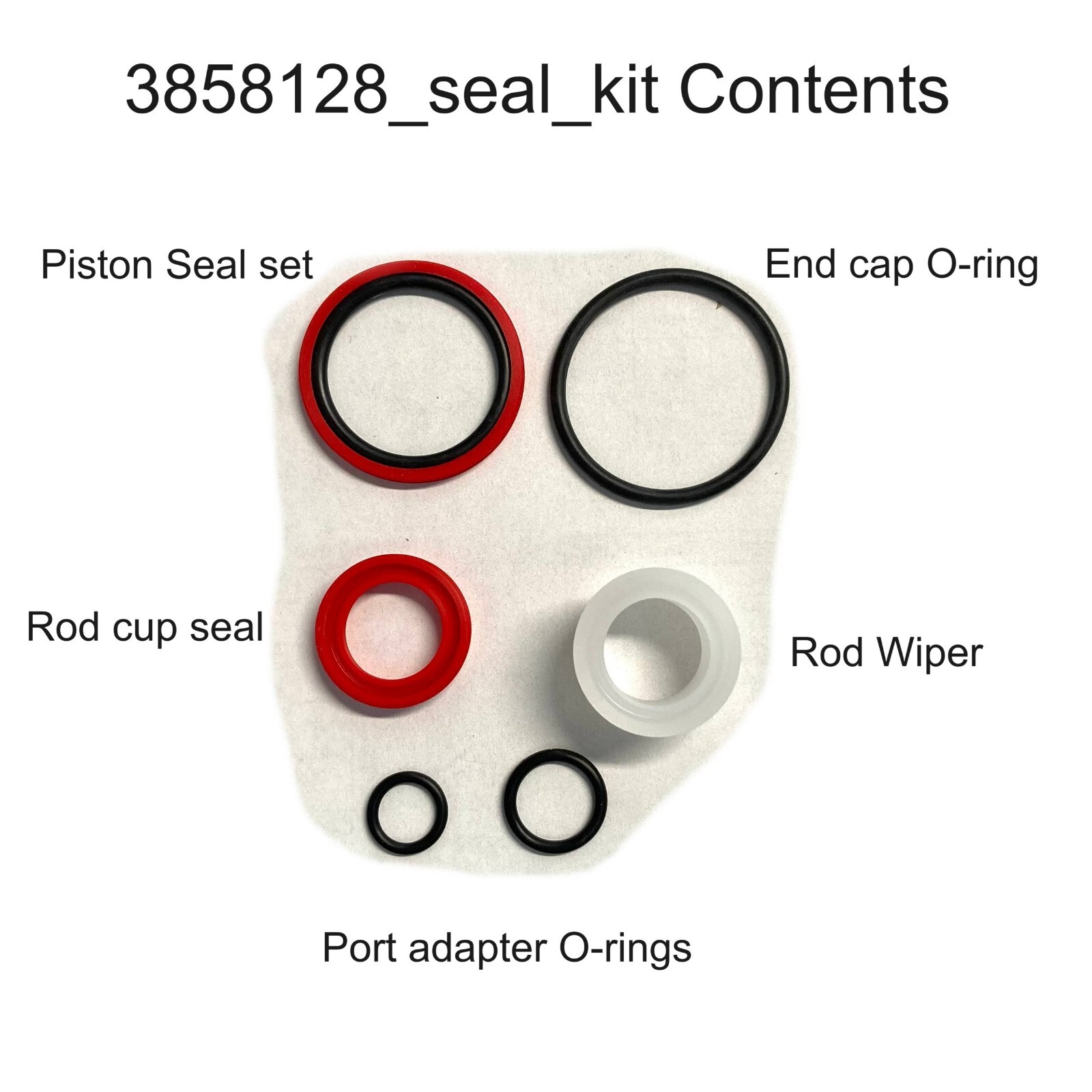 Volvo Penta 3858128 SX Steering Actuator Rebuild Seal Kit