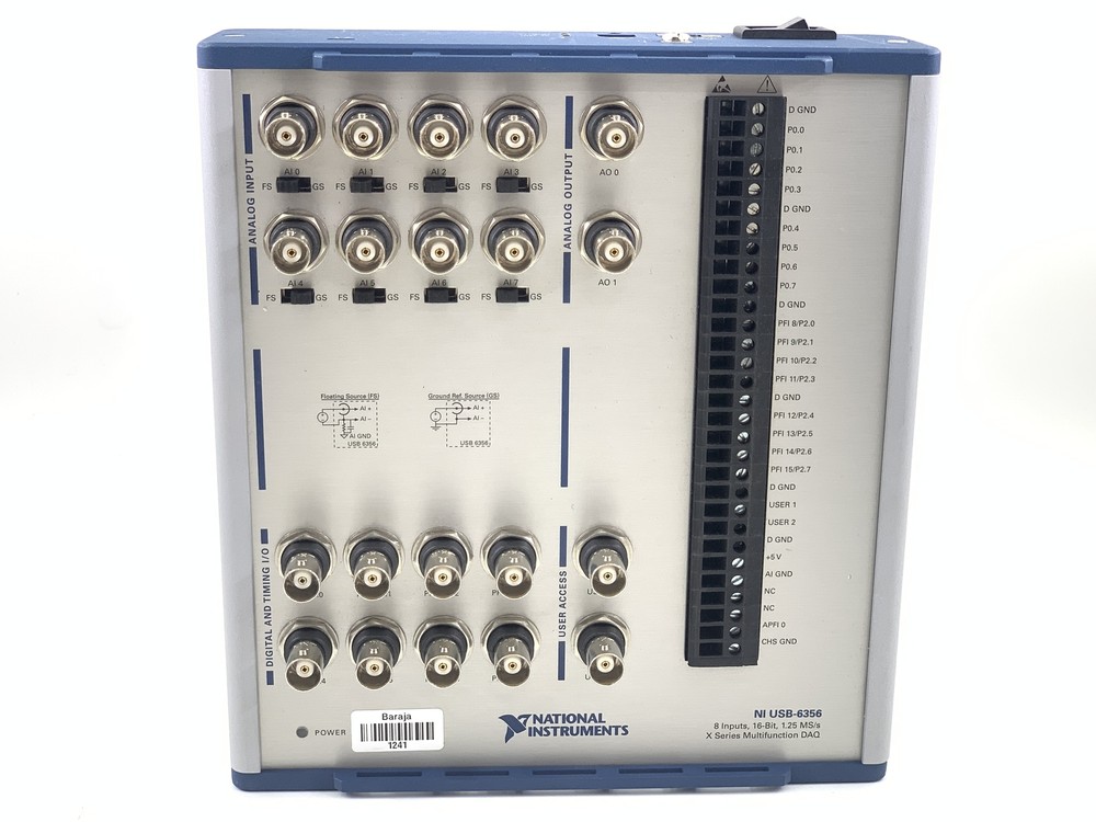 National Instruments NI USB-6356 X series Multifunction DAQ