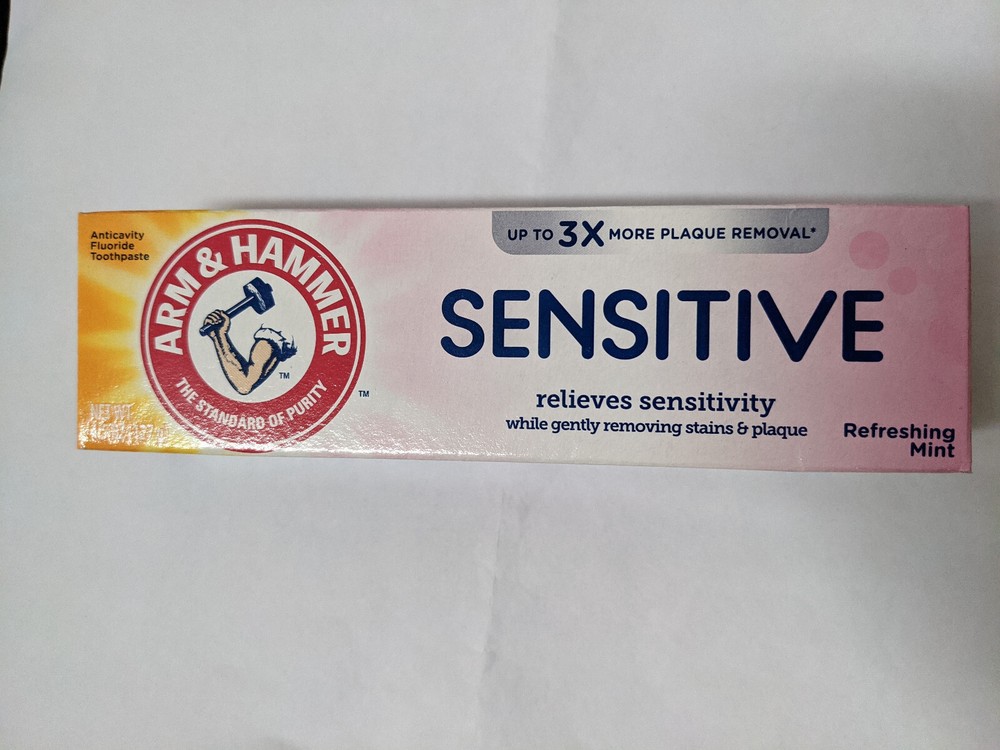5 PACK Arm & Hammer Sensitive Teeth & Gums Toothpaste, 4.5 oz
