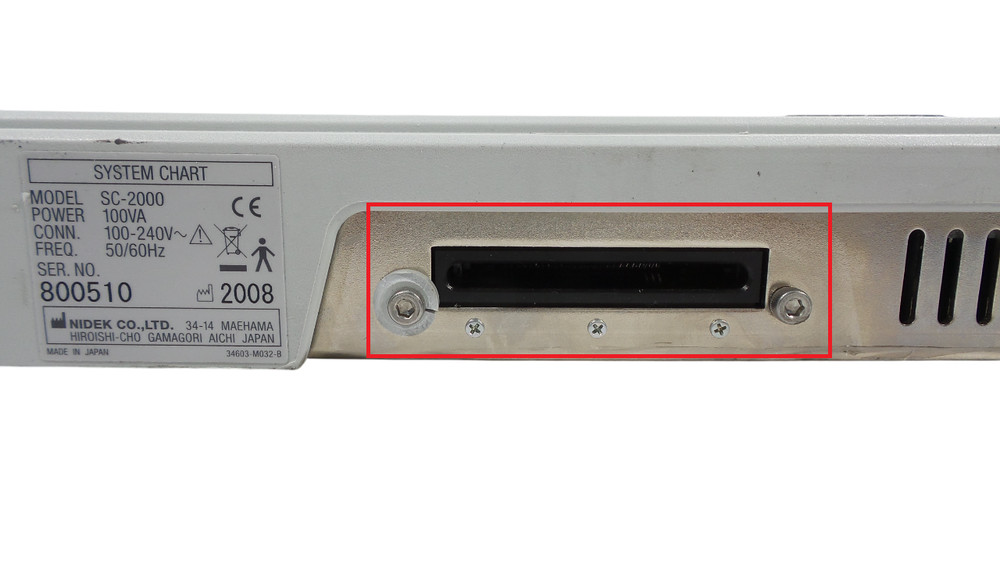 Nidek SC-2000 LCD System Chart - Free Shipping