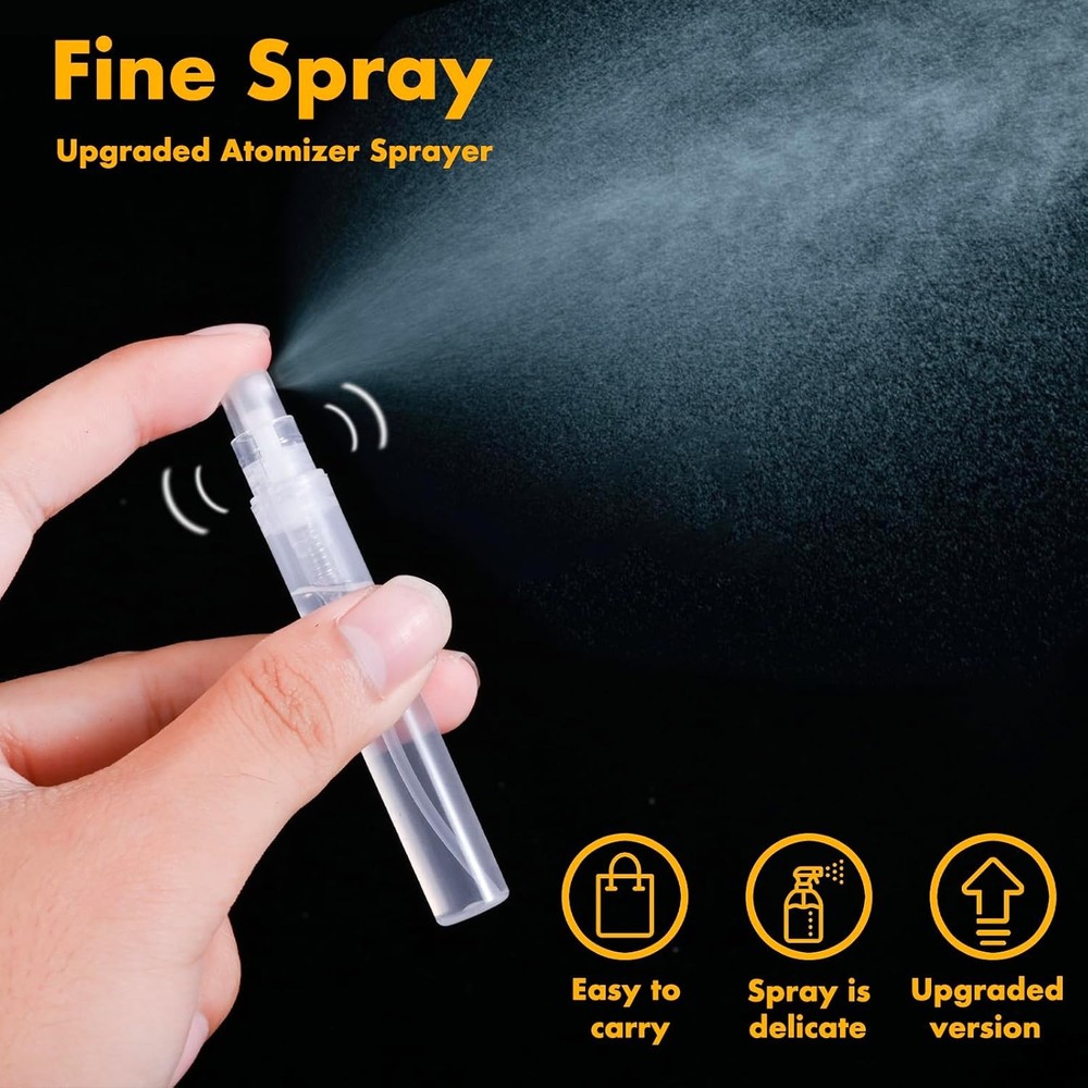 Perfume Travel Refillable Bottle Cologne Sample Dispenser Tiny Mini Small 10 Pcs