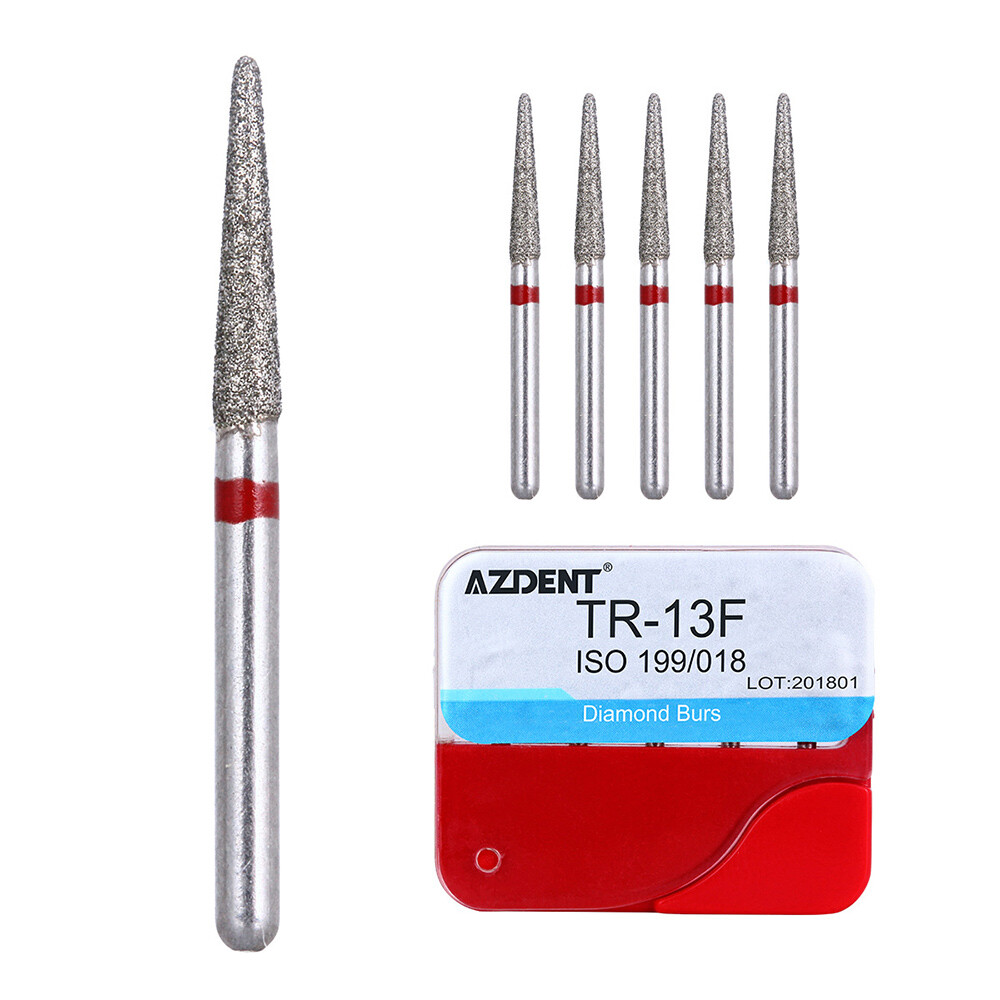 100Pzas Dental Fresas Dentales de Diamante FG Mezclado 20 Tamaño