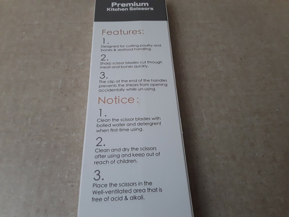 Premium Kitchen Scissors Meat And Bones New