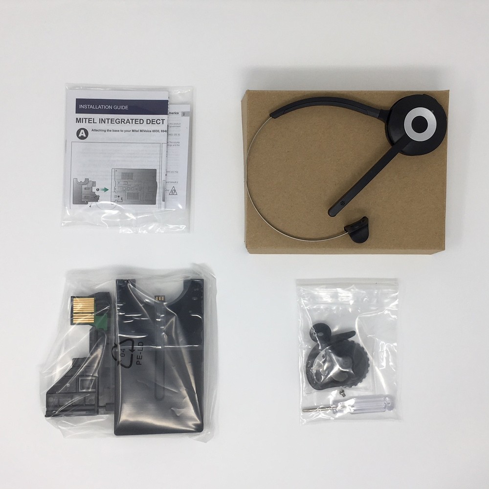 Mitel Integrated Wireless DECT Headset for 6930 & 6940 Phone , Part# 51305332