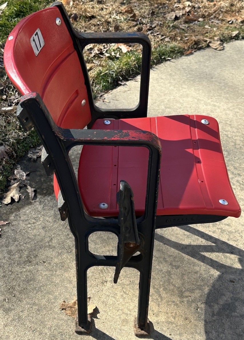 Fenway Park Aisle End Stadium Seat Boston Red Sox Game Used MLB Authenticated