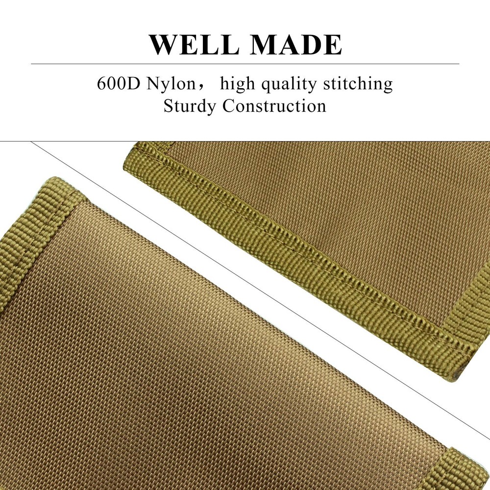 KOSIBATE Speedloader Pouch Case Holder Nylon Tactical Double Tan