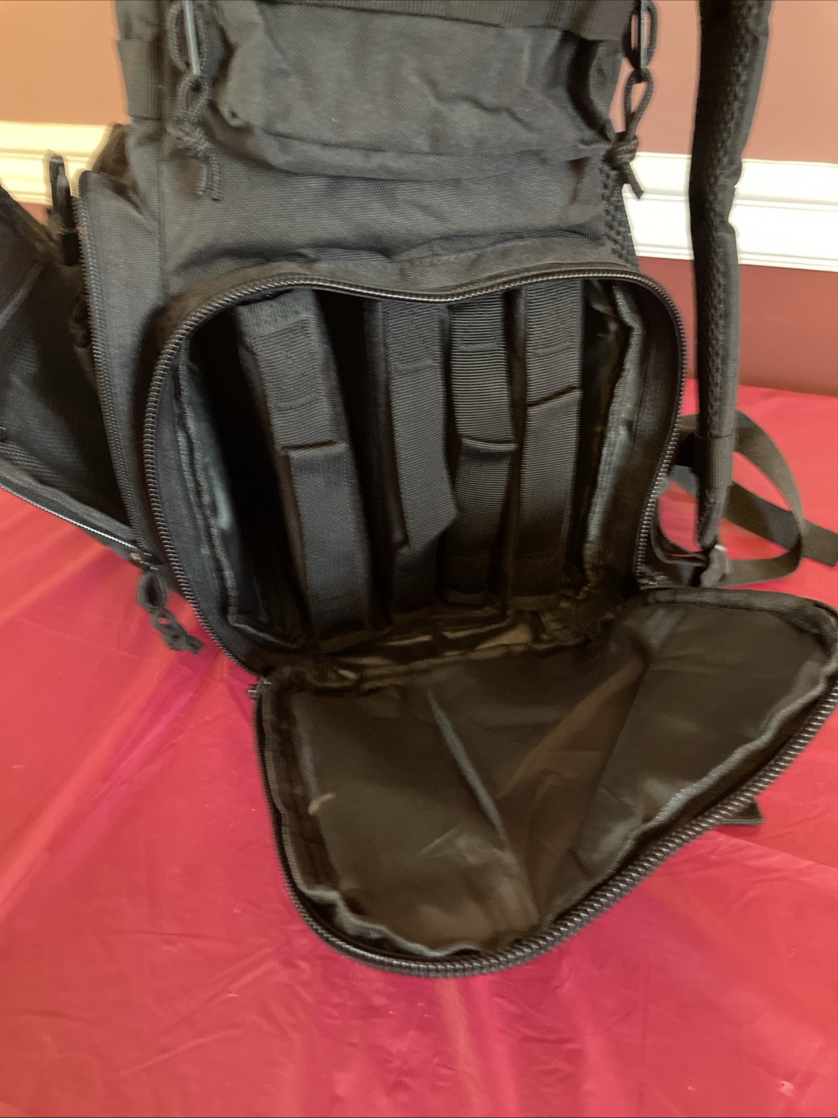 NWT Tactical Range Backpack Removable Divider Gun Cases Bag 4 Pistol Carrying