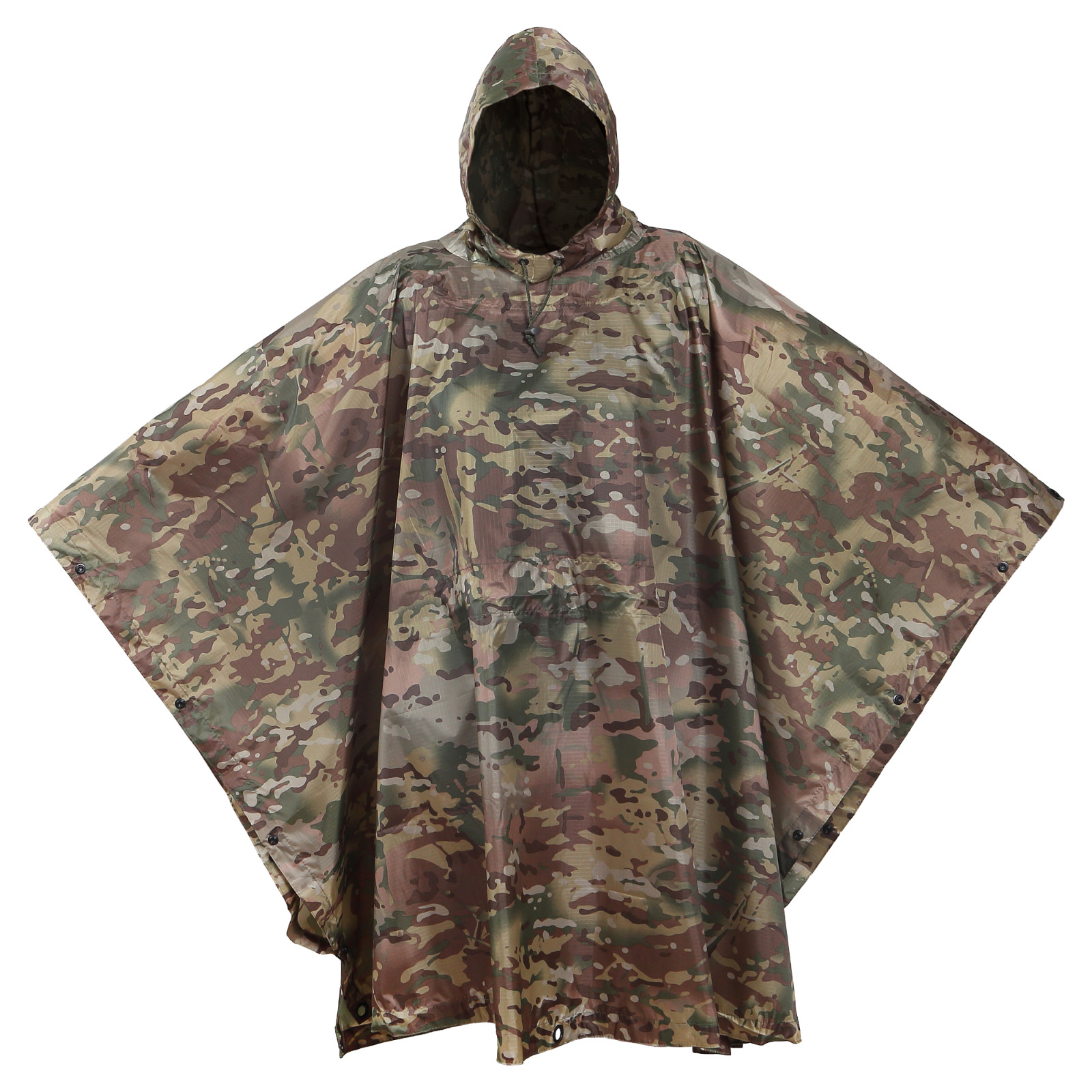 USGI Industries Military Design Multi Use Rip Stop (OCP / Multicam, Rain Poncho)