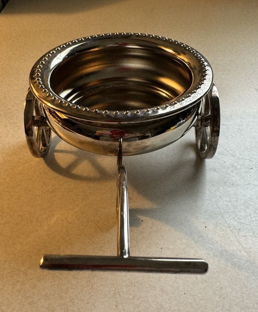Vintage Godinger Silver Art Co. Wagon Server ~Beautiful~