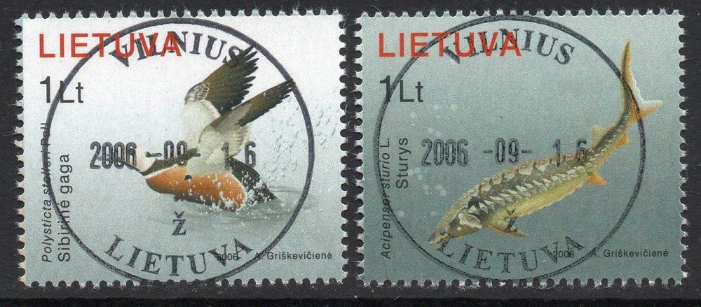 LITHUANIA USED/CTO 2006 Endangered Species