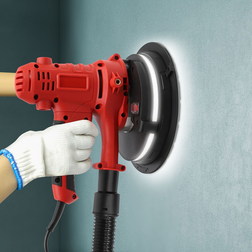 Electric Drywall Sander 1200W Variable Speed Sanding Machine w/ Led light strip