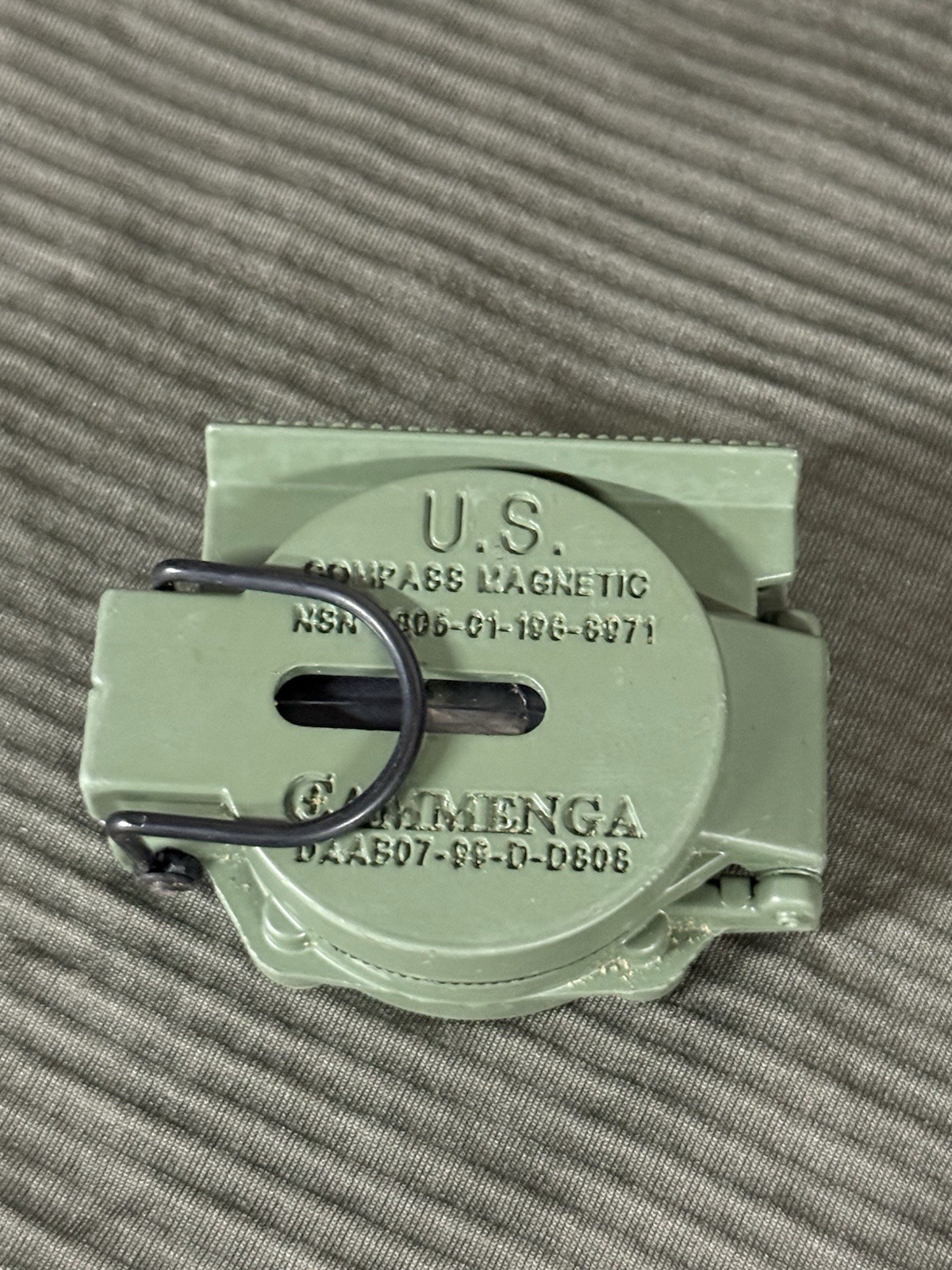 Cammenga Model 3H Tritium Lensatic Compass Olive Drab US Military Issue