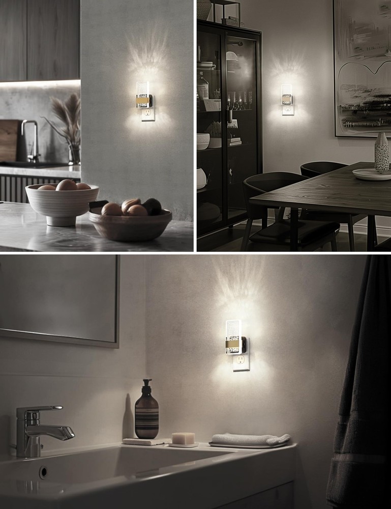 Night Light [2Pack], Night Lights Plug Into Wall, Decorative Night Lights wit...
