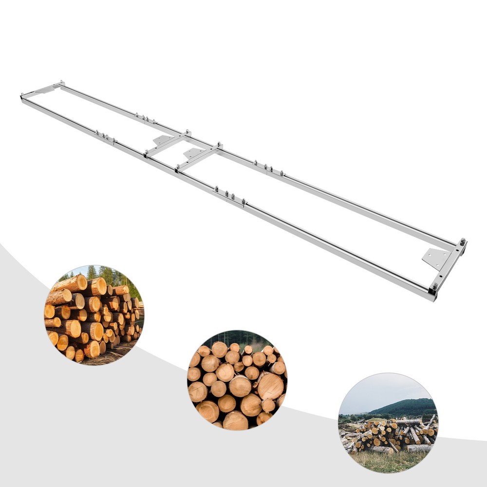 2.7M Professional Milling Rail System Log Chainsaw Mill Guide Set Ladder