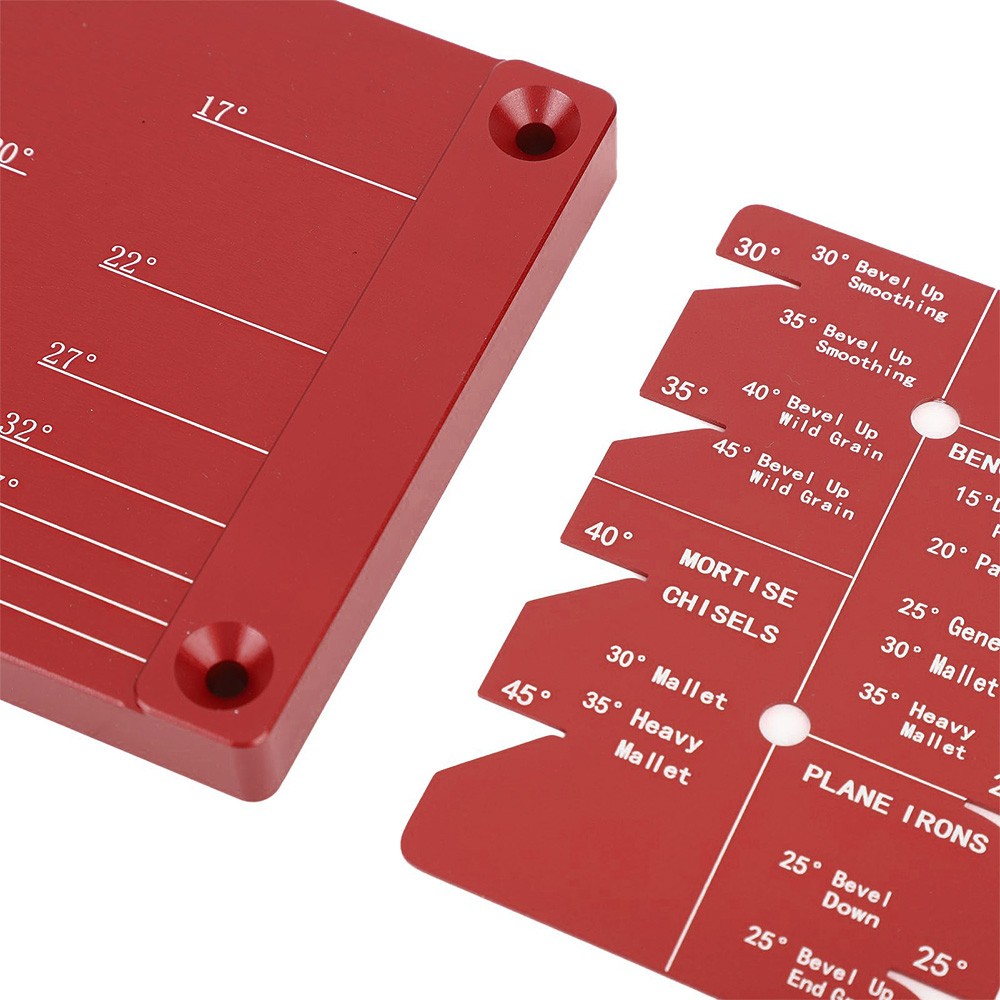 Precise Chisel Sharpening Jig Kit, Honing Guide System for Chisels and Planes