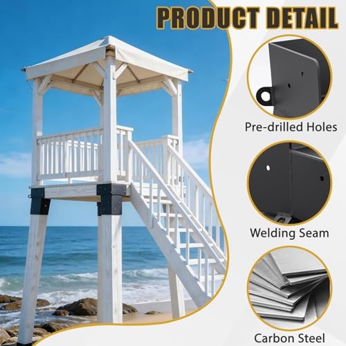 Deer Stand Brackets 4x4 Heavy Duty Deer Stand Bracket 4-Pack Elevator Bracket