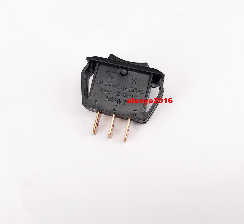 TOWER HIGH-OFF-LOW 3 Pins 3 Positions Maintained Rocker Switch Black