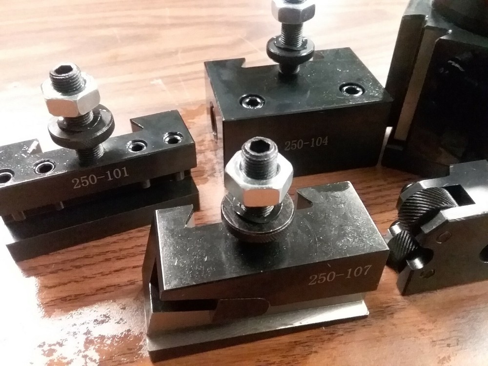 6-12" QUICK CHANGE TOOL POST-6PCS/SET-Wedge TYPE #830A-W--new