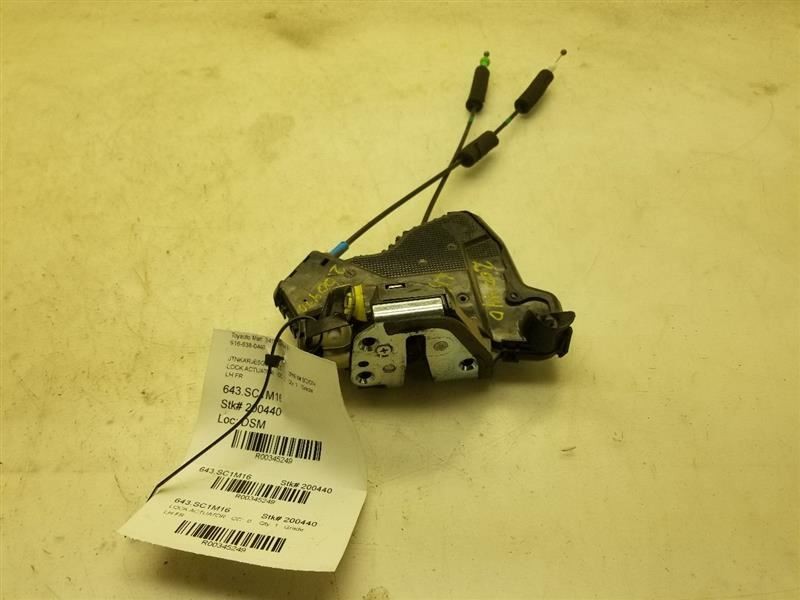 2016 SCION IM DRIVER SIDE FRONT DOOR LOCK ACTUATOR ASSEMBLY